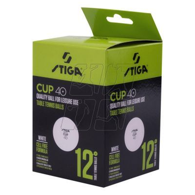 Piłeczki do tenisa stołowego Stiga Ball Cup 12-PACK 92800591804