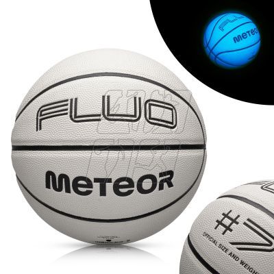 3. Piłka do koszykówki Meteor Fluo 7 16753