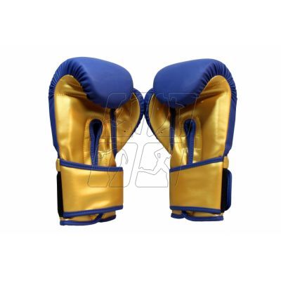 2. Rękawice bokserskie Masters RPU-COLOR/GOLD 10 oz 01439-0210