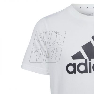 4. Koszulka adidas Essentials Big Logo Cotton Tee Jr IB1670