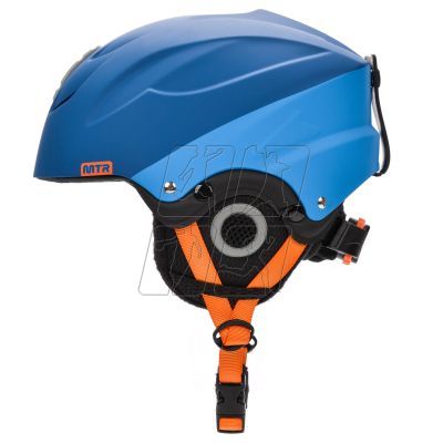 9. Kask narciarski Meteor Lumi granatowy/niebieski 24867-24869