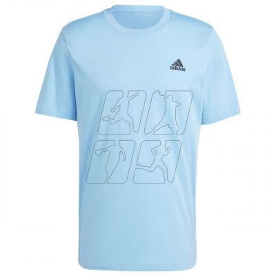 Koszulka adidas Essentials Single Jersey Embroidered Small Logo Tee M IS1317