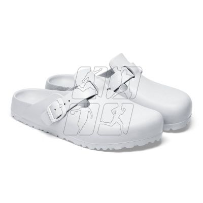 3. Chodaki męskie Birkenstock Boston Essentials EVA White medyczne klapki regular szerokie (1002315)