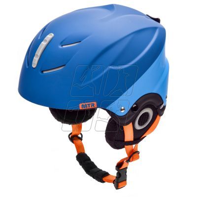 19. Kask narciarski Meteor Lumi granatowy/niebieski 24867-24869