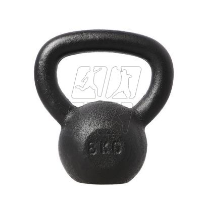 4. Kettlebell żeliwny HMS KZG08 8kg