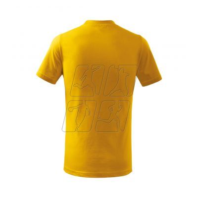 3. Koszulka Malfini Basic Jr MLI-13804 żółty