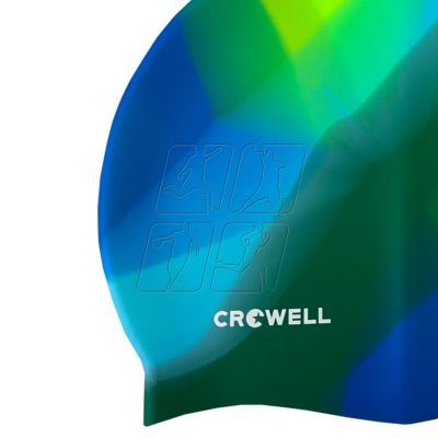 2. Czepek pływacki silikonowy Crowell Multi Flame kol.20