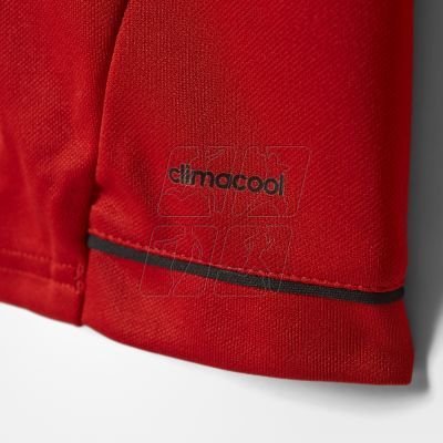 3. Bluza adidas Tiro 17 TRG TOP JR BQ2754 czerwona
