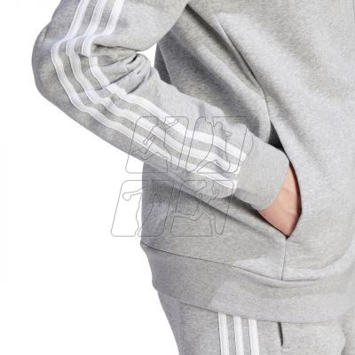 5. Bluza adidas Essentials Fleece 3-Stripes Full-Zip M IJ6479