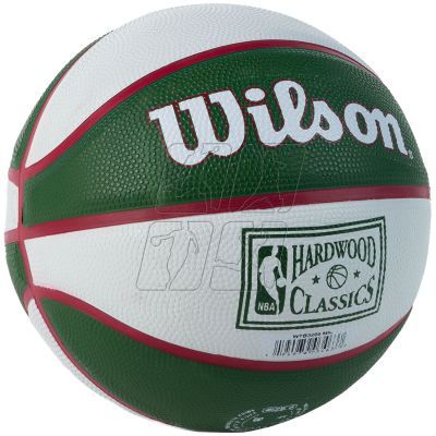 2. Piłka Wilson NBA Team Retro Milwaukee Bucks Mini Ball WTB3200XBMIL