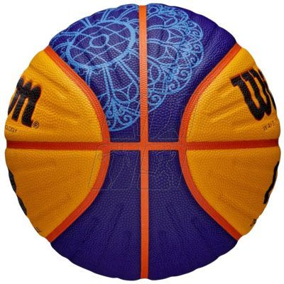 2. Piłka do koszykówki Wilson FIBA 3X3 Paris 2024 Replica Ball WZ3015001XB