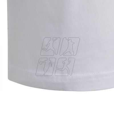 5. Koszulka adidas Essentials Linear Logo Cotton Slim Fit Tee Jr IC3150