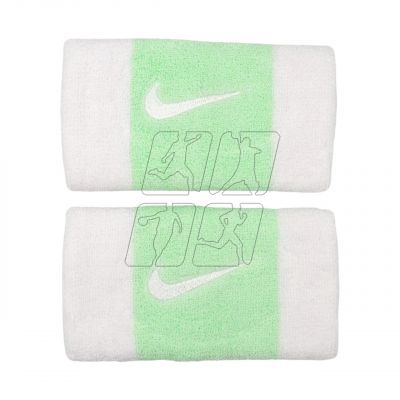 Frotki na nadgarstek Nike Swoosh Doublewide Wristbands 2 szt. N0001586117OS