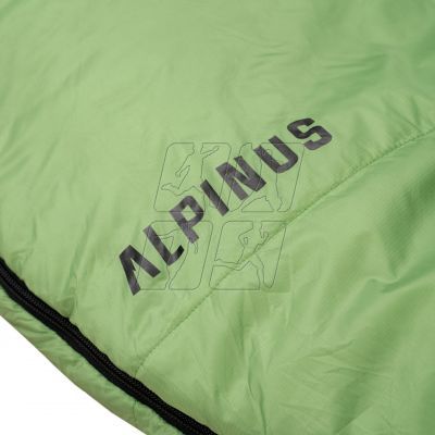 13. Śpiwór Alpinus Ultralight 850 215 cm x 80 cm x 50 cm zielony AC18637 Lewy