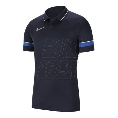 3. Koszulka Nike Academy 21 polo Jr CW6106-453 