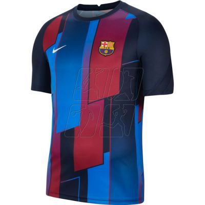 Koszulka Nike FC Barcelona Men's Pre-Match Short-Sleeve Soccer Top M CW4874-452