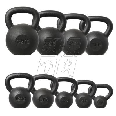 15. Kettlebell żeliwny HMS KZG16 16kg