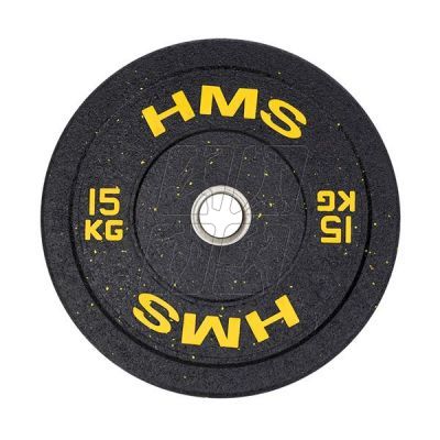 11. Talerz olimpijski HMS YELLOW BUMPER 15 kg HTBR15 