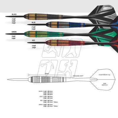 4. Rzutki Harrows Vivid Steeltip HS-TNK-000013782