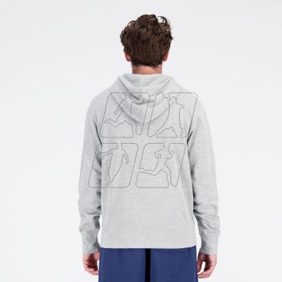 9. Bluza New Balance NB Classic Hoodie AGM M MT23902AGM