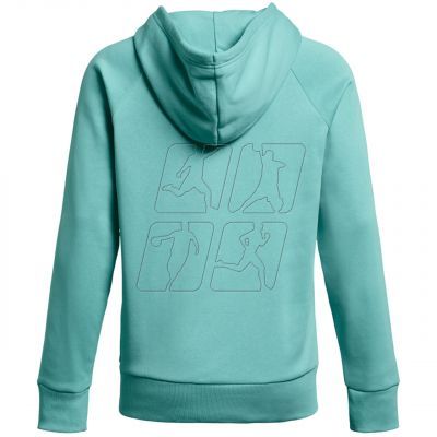 2. Bluza Under Armour Rival Flecce Hoodie W 1379500 482
