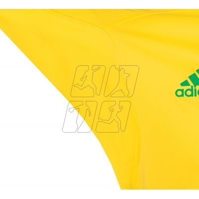 Koszulka bramkarska adidas Revigo 17 Junior AZ5390 z ochraniaczami na łokcie, wyposażona w technologię climacool oraz adizero