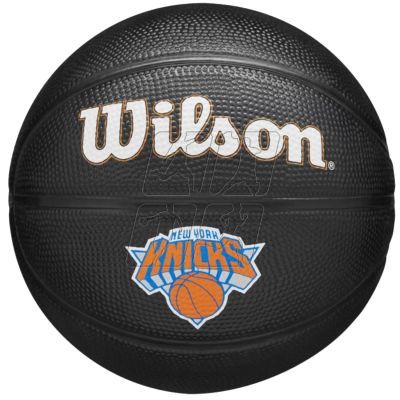 Piłka do koszykówki Wilson Team Tribute New York Knicks Mini Ball WZ4017610XB