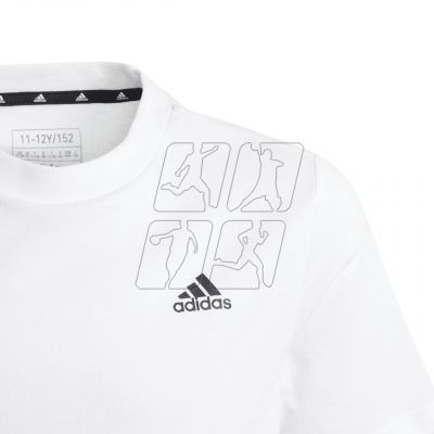 5. Koszulka adidas Essentials Small Logo Cotton Tee Jr IB4093