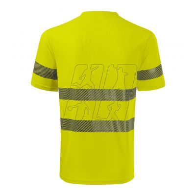 2. Koszulka Rimeck HV Dry M MLI-1V897 fluorescencyjny żółty
