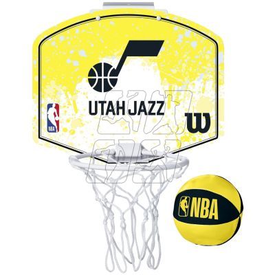 Tablica do koszykówki Wilson NBA Team Utah Jazz Mini Hoop WZ6010102