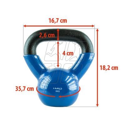 12. Kettlebell żeliwny Blue HMS KNV06