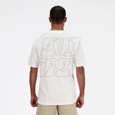 3. Koszulka New Balance t-shirt Small Logo M MT41509WT