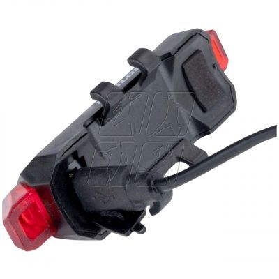 7. Zestaw lampek rowerowych Dunlop Led, ładowanie USB, tył+przód 473758