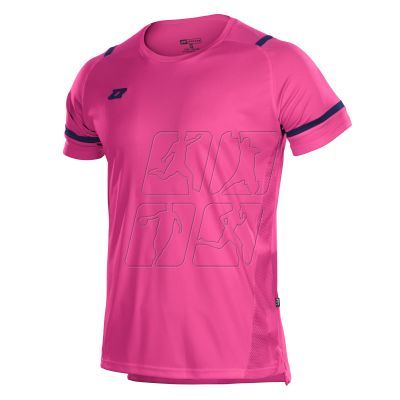 4. Koszulka piłkarska Zina Crudo Jr 3AA2-440F2 różowy\granatowy