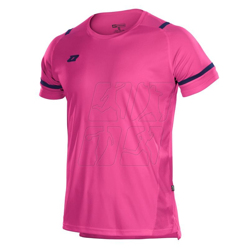 4. Koszulka piłkarska Zina Crudo Jr 3AA2-440F2 różowy\granatowy