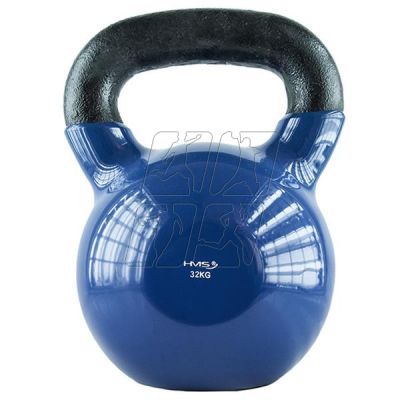 4. Kettlebell żeliwny pokryty winylem HMS KNV32 BLUE 