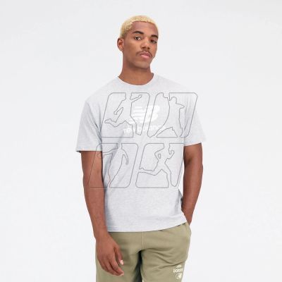 Koszulka  New Balance t-shirt Essentials Stacked Logo Co M MT31541AG