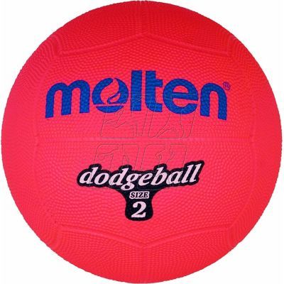 Piłka Molten DB2-R dodgeball size 2 HS-TNK-000009446
