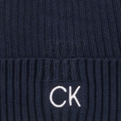 3. Czapka Calvin Klein Classic Cotton Rib Beanie K50K509680