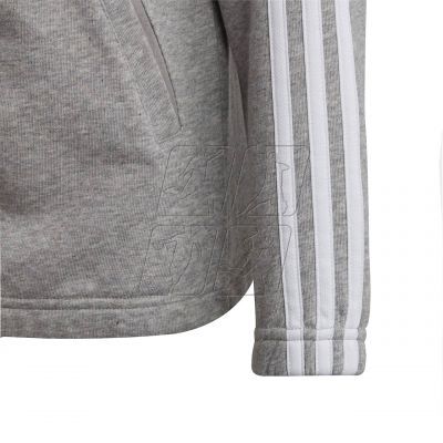 3. Bluza adidas Essentials 3-Stripes Full-Zip Hoodie Jr  IC3635