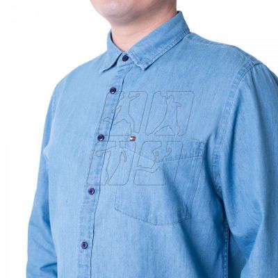 4. Koszula Tommy Hilfiger Organic Cotton Denim Shirt M MW0MWI0956-IAO