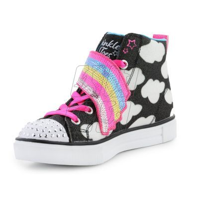 3. Buty Skechers Twinkle Toes: Twinkle Sparks - Shooting Star Jr 314775L-BKMT