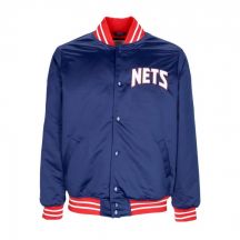 Kurtka Mitchell & Ness NBA Heavyweight Satin Jacket New Jersey Nets OJBF3413-NJNYYPPPNAVY