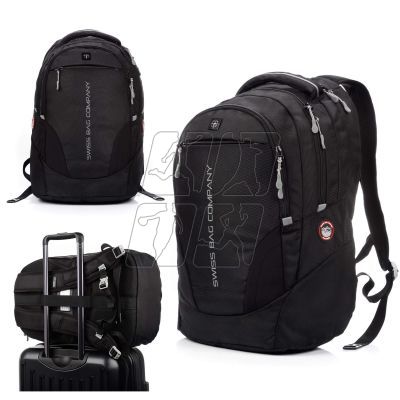 24. Plecak Swissbags z torbą na laptopa 17,3" Zurich  33 L 76201