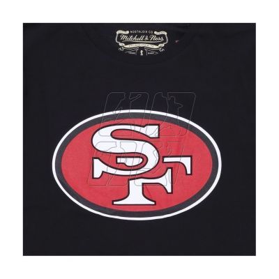 7. Koszulka Mitchell & Ness NFL Team Logo Tee San Francisco M 49ERSS BMTRINTL1053-SF4BLCK