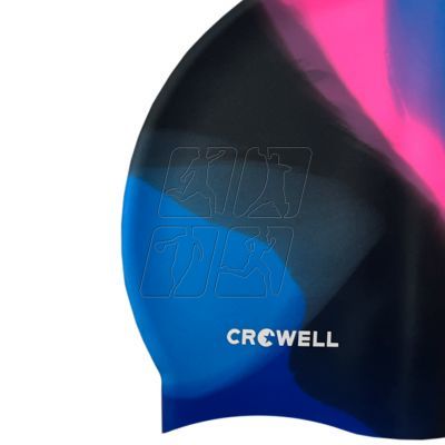 2. Czepek pływacki silikonowy Crowell Multi Flame kol.17