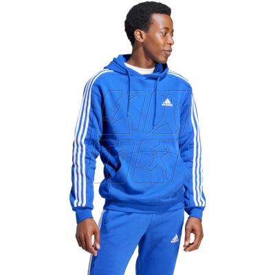 2. Bluza adidas Essentials Fleece 3-Stripes Hoodie M IJ8934