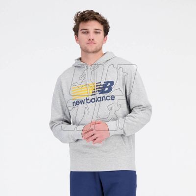 6. Bluza New Balance NB Classic Hoodie AGM M MT23902AGM