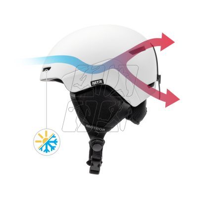 11. Kask narciarski Meteor Avalo M 55-58 cm 17283