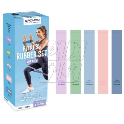 4. Zestaw gum fitness Spokey Artio SPK-943648